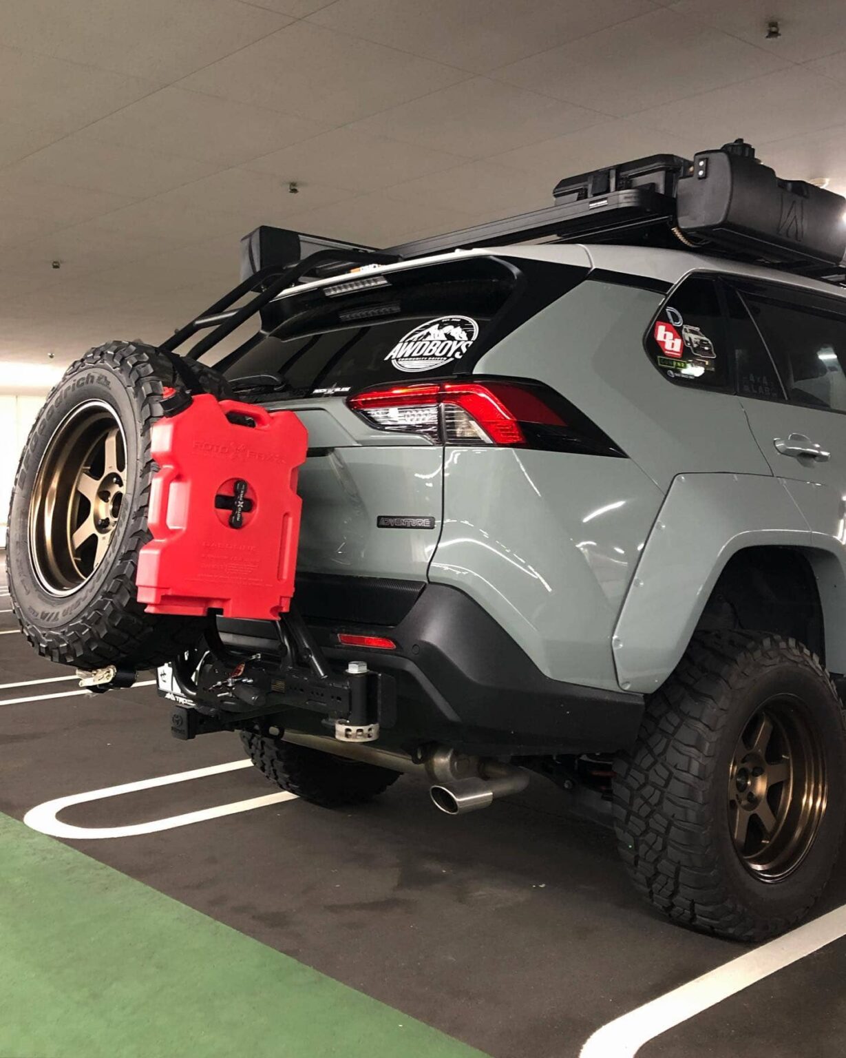 Toyota Rav With Wide Fender Flares And Offroad Tires Offroadium