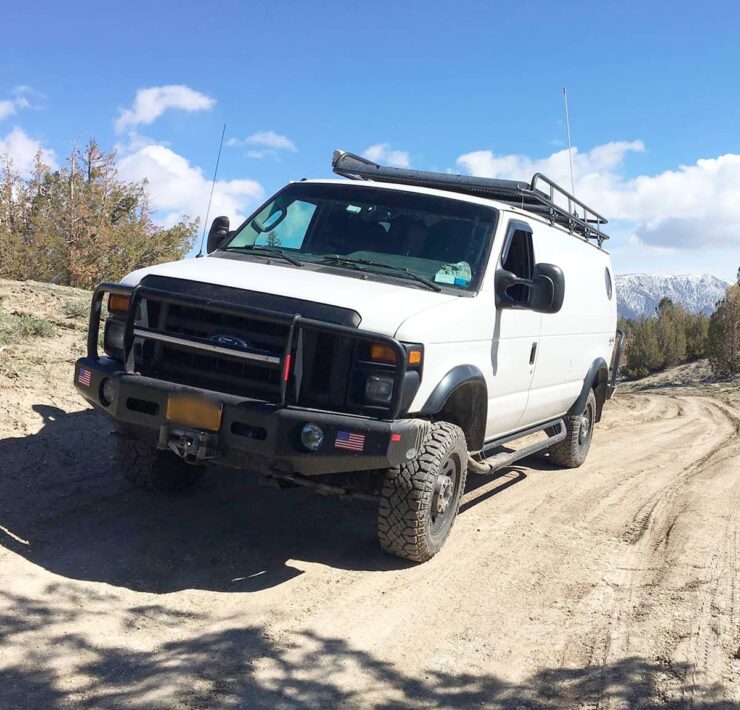 Ford E350 Econoline QUADVAN Conversion Off-road Camper Build