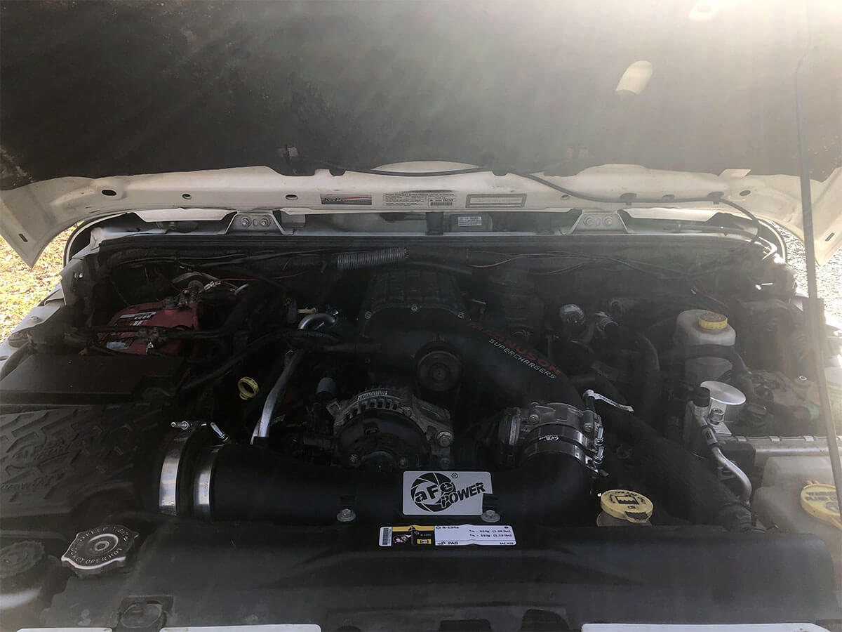 2013 Jeep Wrangler Moab with a TVS1900 Supercharger