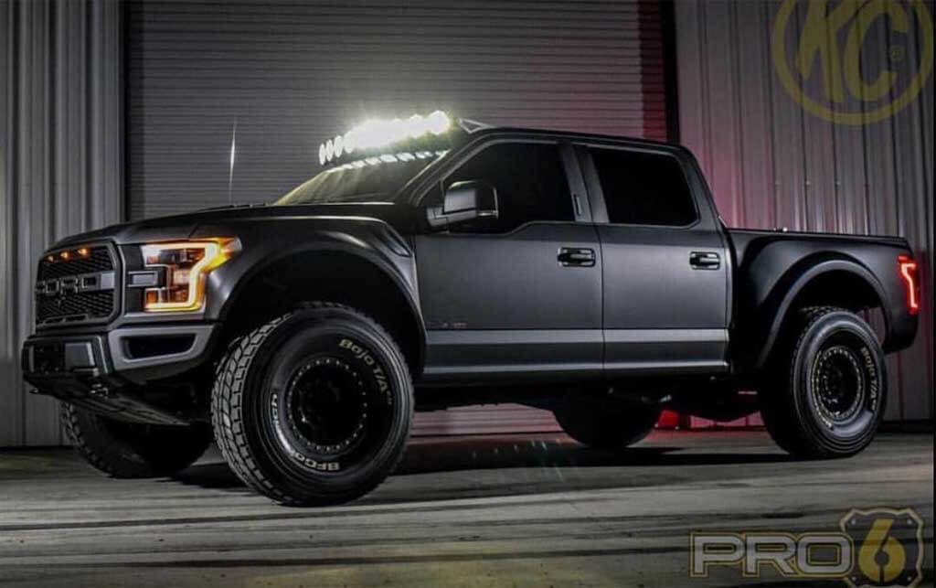 ford f150 raptor black 2017 lifted