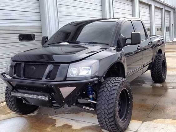 nissan titan lifted with 39 tires