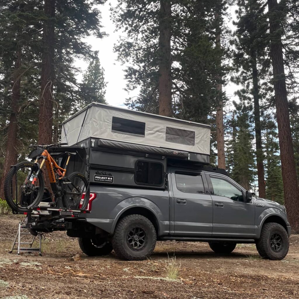 FOUR WHEEL CAMPERS Project M camper with full DIY rear buildout