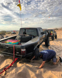 2WD truck problems - Ford Ranger Pre runner 2wd pre runner stuck in sand