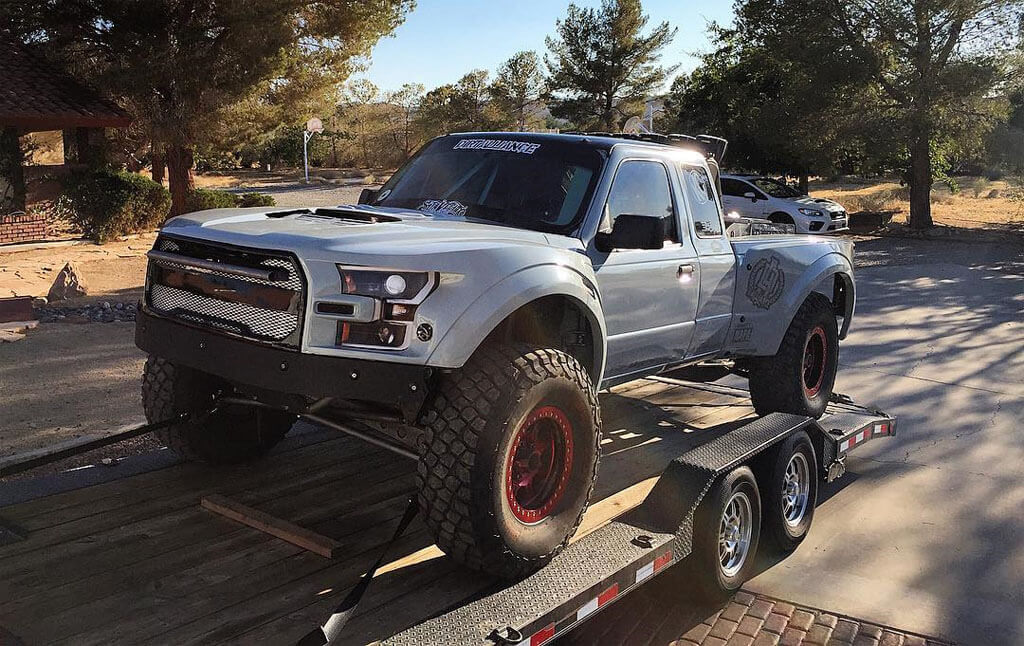 Ford Ranger Prerunner With 2nd Generation Ford Raptor Front End Conversion