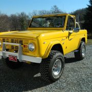 1968 Ford Bronco with Corvette yellow paint