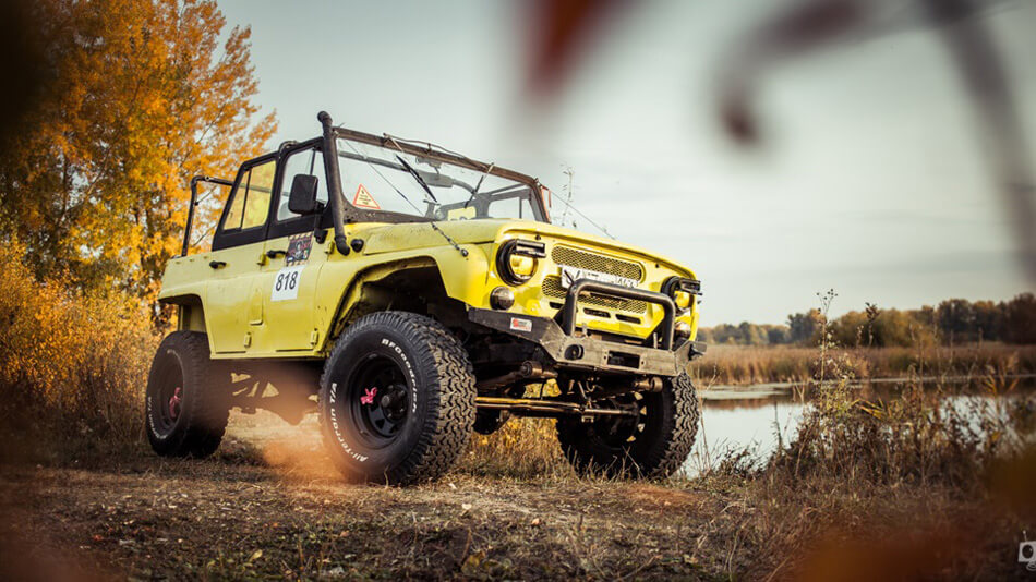 UAZ 469 on BF Goodrich off-road tires