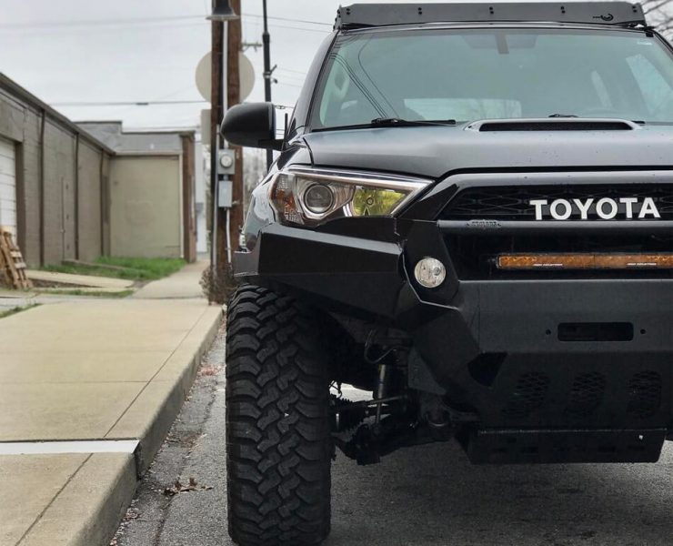 Mud terrain vs all terrain tires comparison on Toypta 4 runner