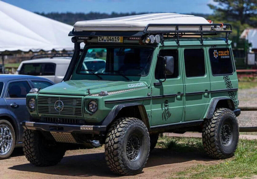 Lifted Mercedes G-Wagon Modified for Off-roading and Desert Racing