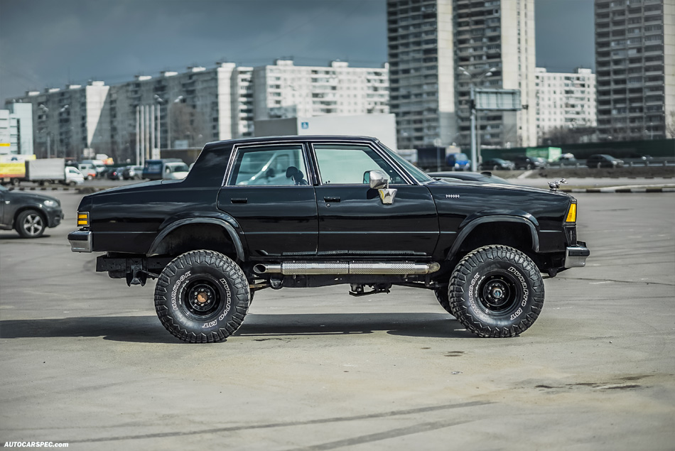 Lifted Chevy Malibu on 33 inch tires