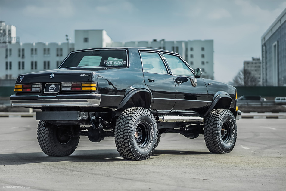 1989 Chevy Malibu Lifted on chevy blazer square body chassis