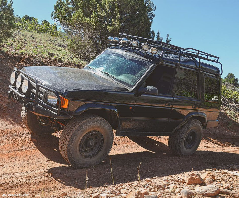 1994 Land Rover Discovery lifted 35 inch tires