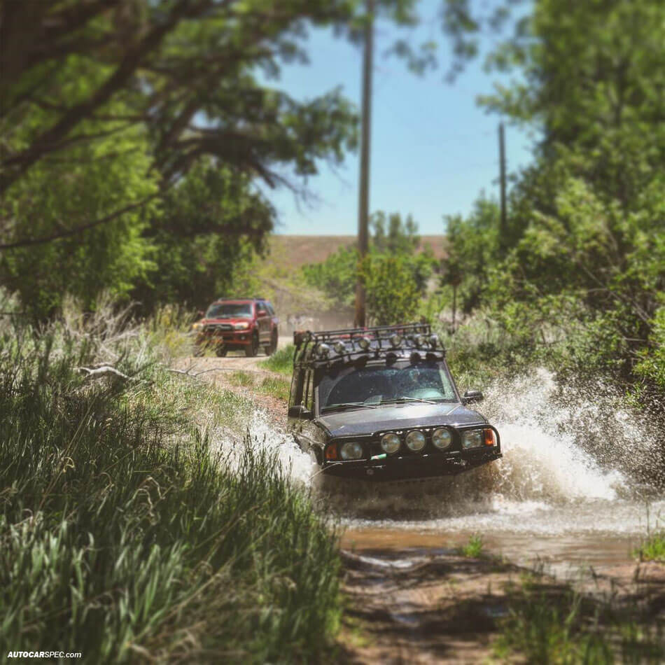 Land Rover Discovery river crossing