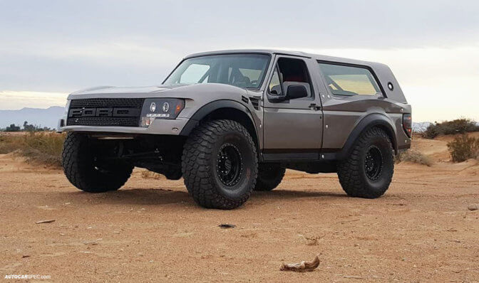 OBS Ford Bronco Prerunner with Gen 1 Raptor Front End - offroadium.com
