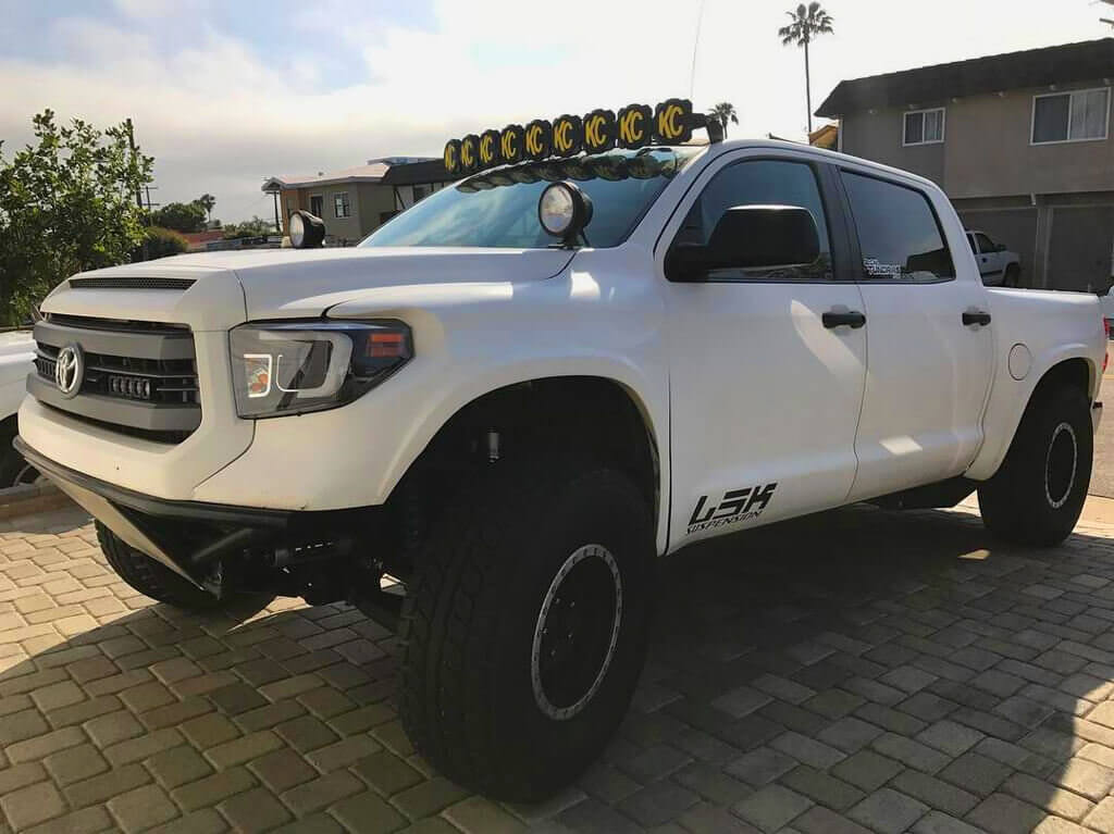 Toyota Tundra prerunner on 37" BFG Projects tires