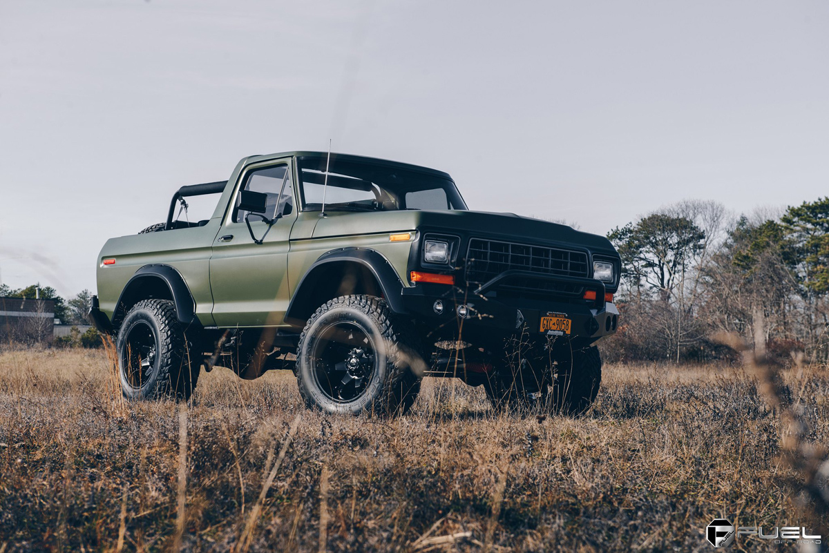 Open Top 1978 Ford Bronco Ii On 35 Inch Offroad Wheels Picture Gallery