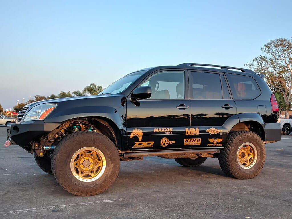 Lexus GX470 Prerunner with Long Travel Suspension and King 2.5″ Coilovers