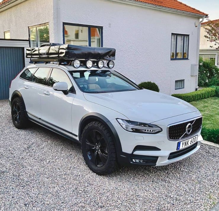 Lifted 2018 Volvo V90 Cross Country With Off-road Mods from Sweden