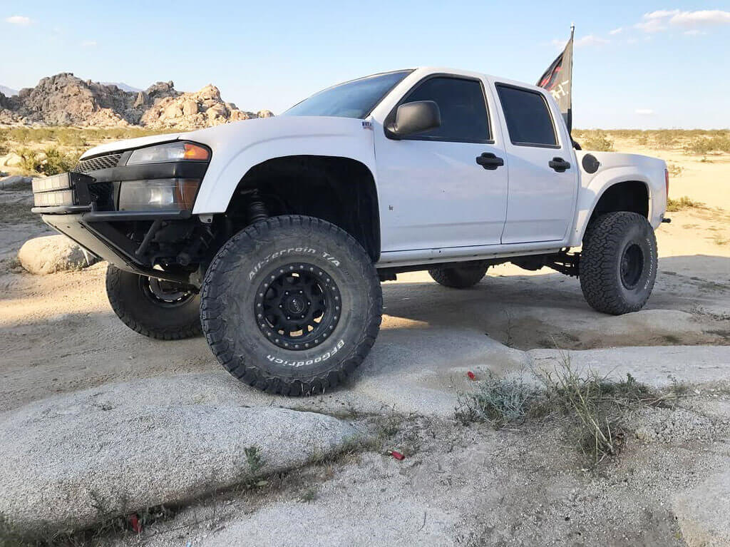 Long travel suspension on chevy colorado first gen