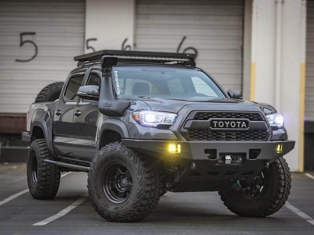 Toyota Tacoma TRD pro with offroad bumper
