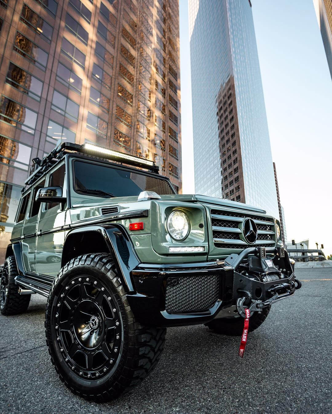 Mercedes G-Class steel winch bumper