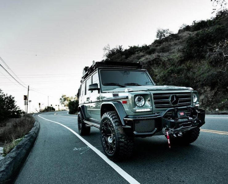 Mercedes G Class w463 with off-road mods