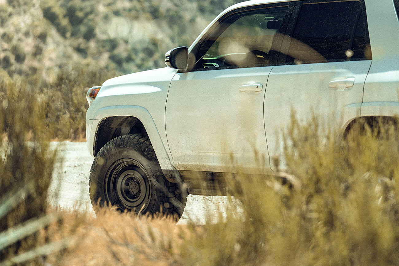 Lifted Toyota 4Runner with off-road modifications