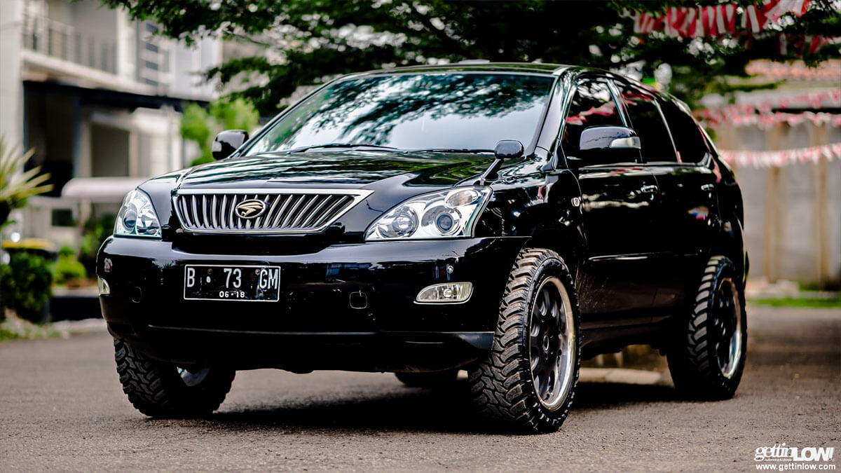 black lifted lexus rx 2nd gen