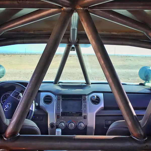 A roll cage is a must-have component for every build, as it protects the driver from rollovers and other damages.