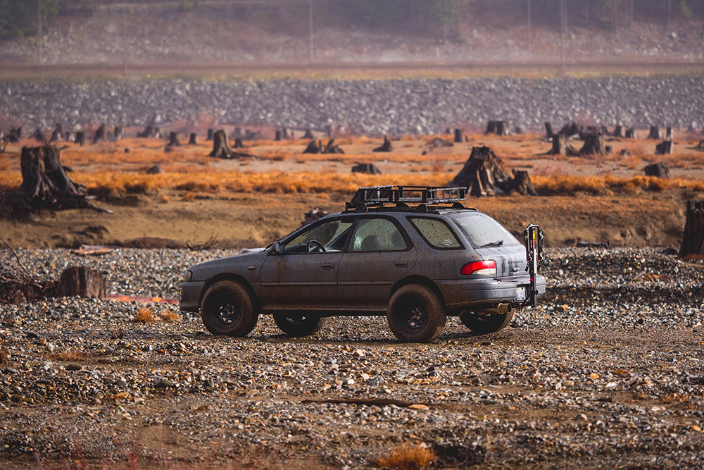 1998 Subaru Impreza Outback wagon roof rack