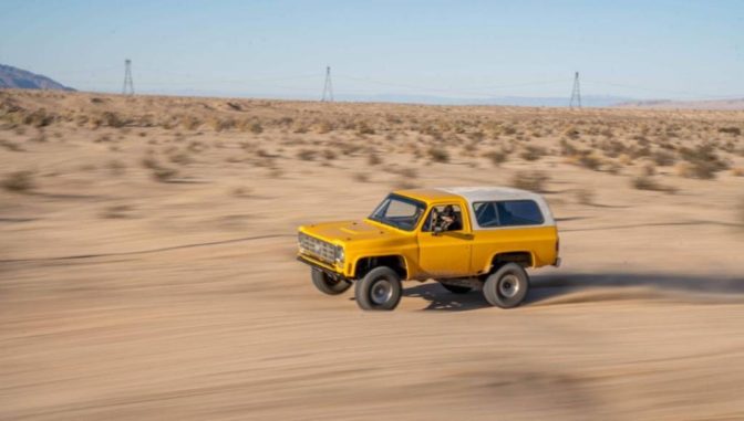 Old School Chevy K5 Blazer Prerunner With Long Travel Suspension