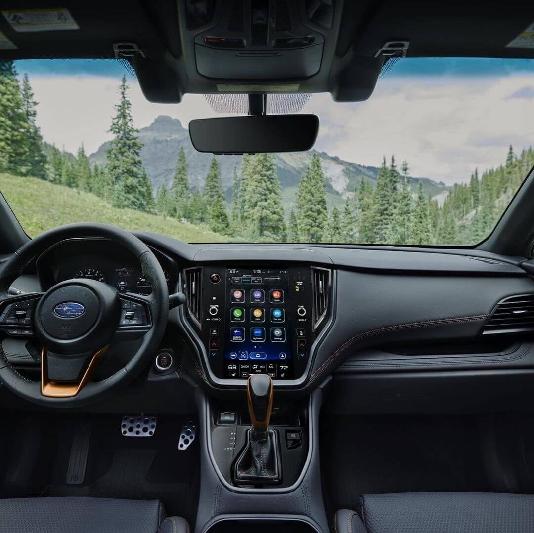 2022 Subaru Outback Wilderness interior with 11" screen