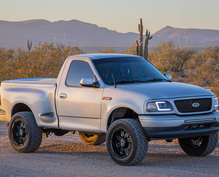 Supercharged & Lifted Ford F150 Single Cab Stepside “Better-than-Lightning”