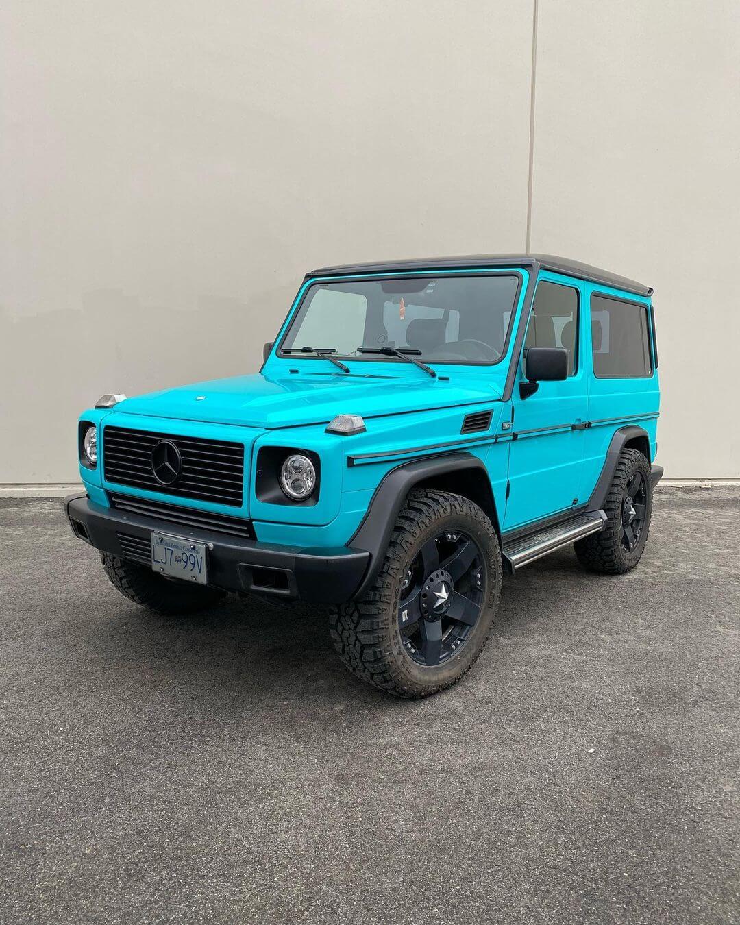 Mercedes G class with a viny wrap