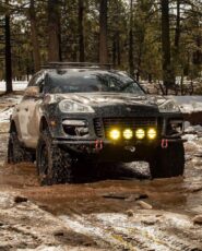 Lifted Porsche Cayenne Turbo S on 33 Inch Off-road tires