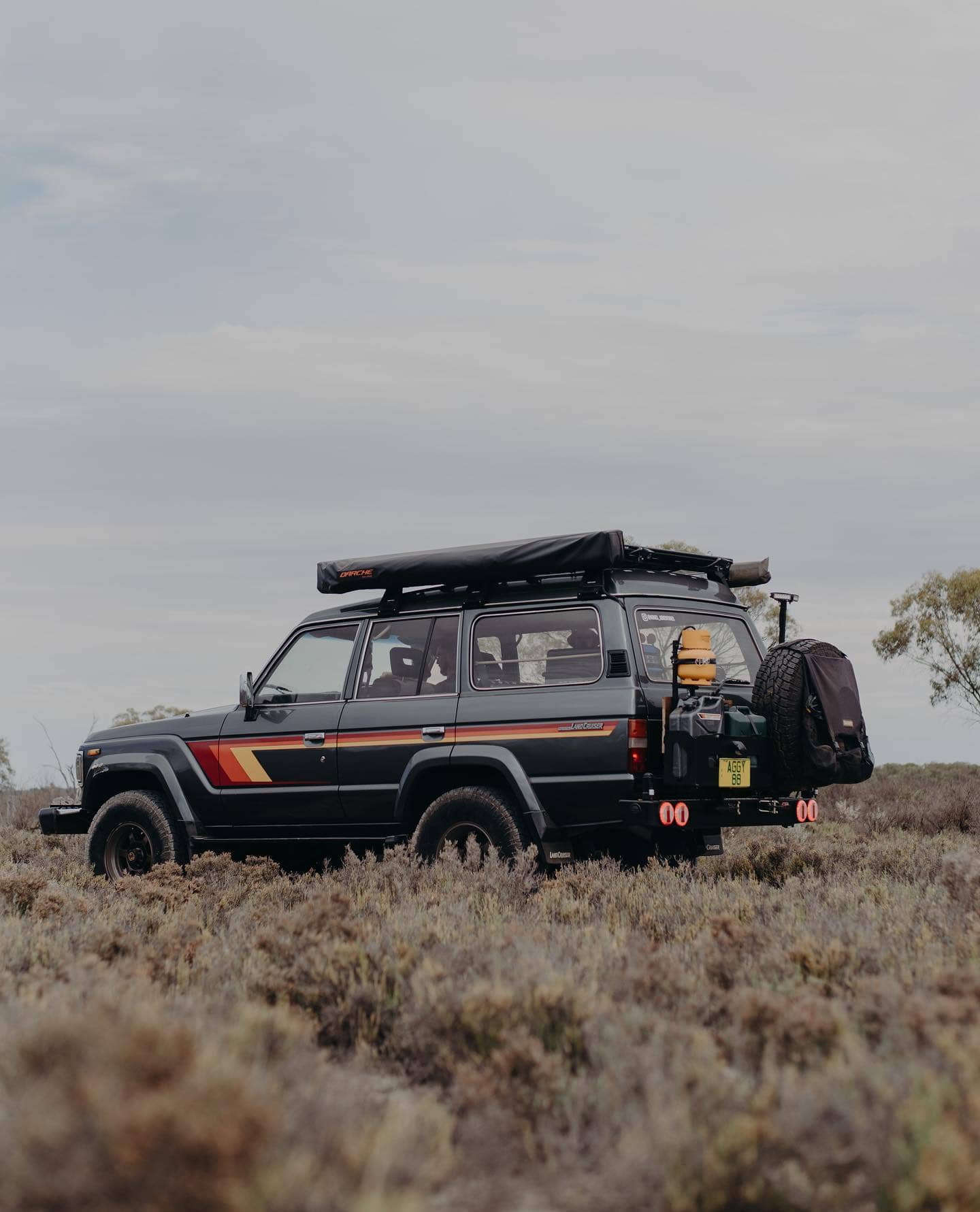 Toyota Land Cruiser HG61 Overland Build with a side awning
