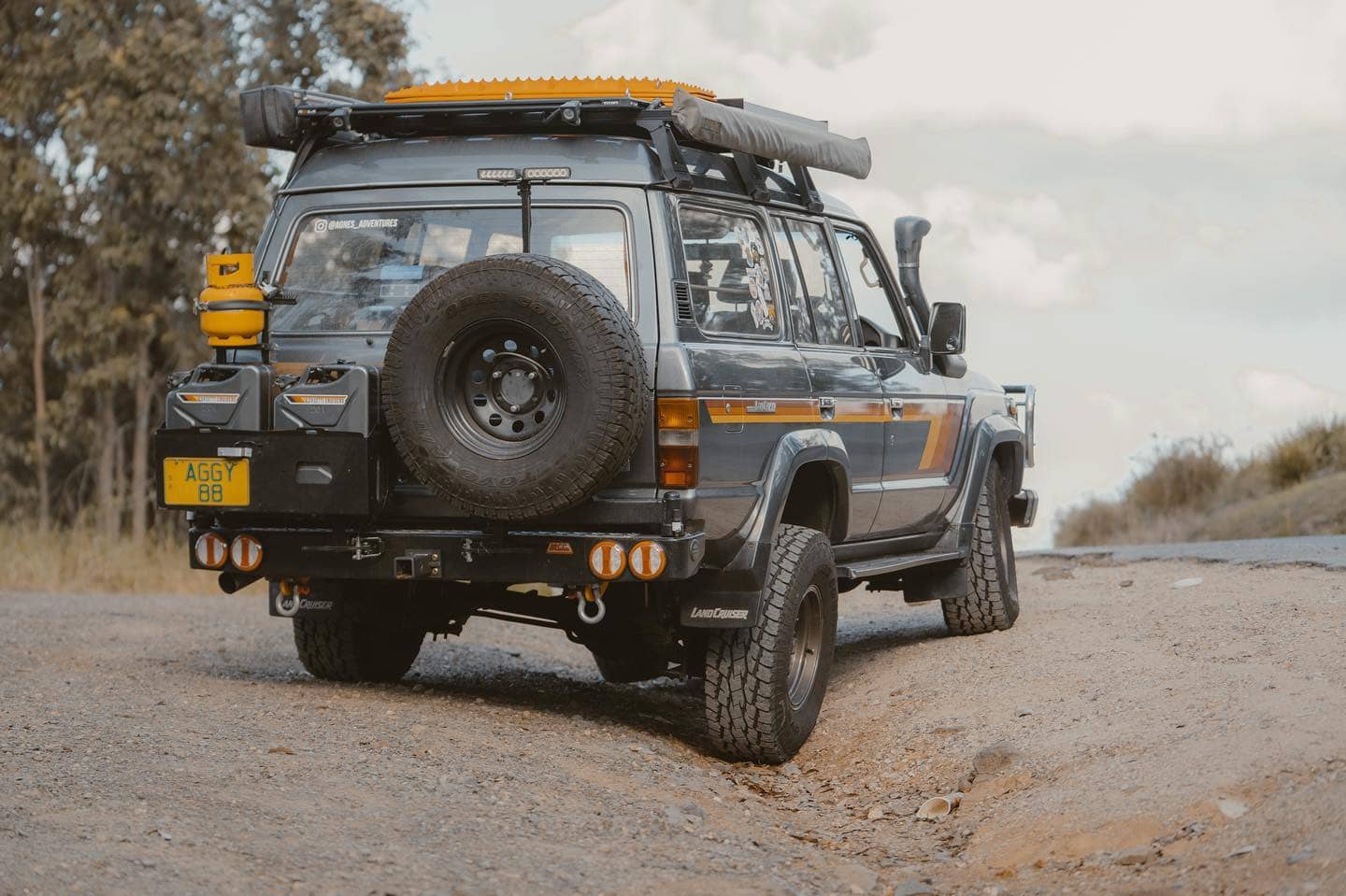 Toyota Land Cruiser HG61 Overland Build offroading in Australia