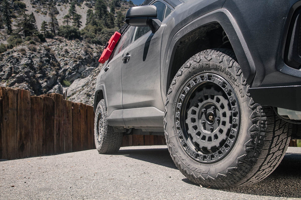 Toyota RAV4 on Nitto Nomad R17 all terrain tires