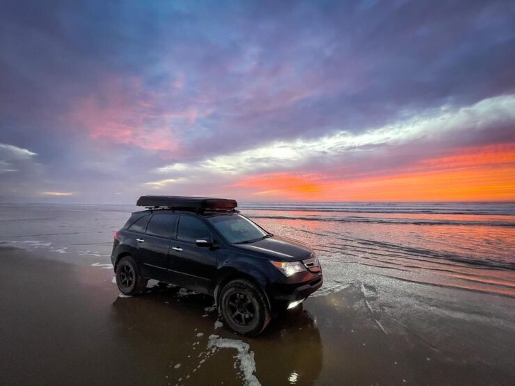 Lifted Acura MDX on 33” Off road Wheels & Overland Style Mods