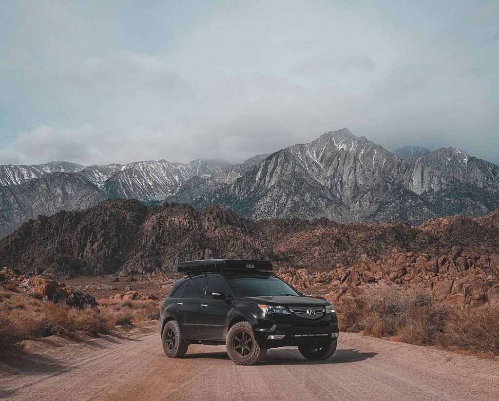 Lifted Acura MDX on 33” Off road Wheels & Overland Style Mods