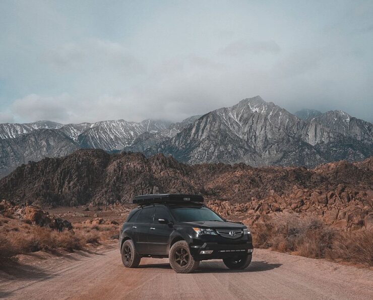 Lifted Acura MDX on 33” Off road Wheels & Overland Style Mods