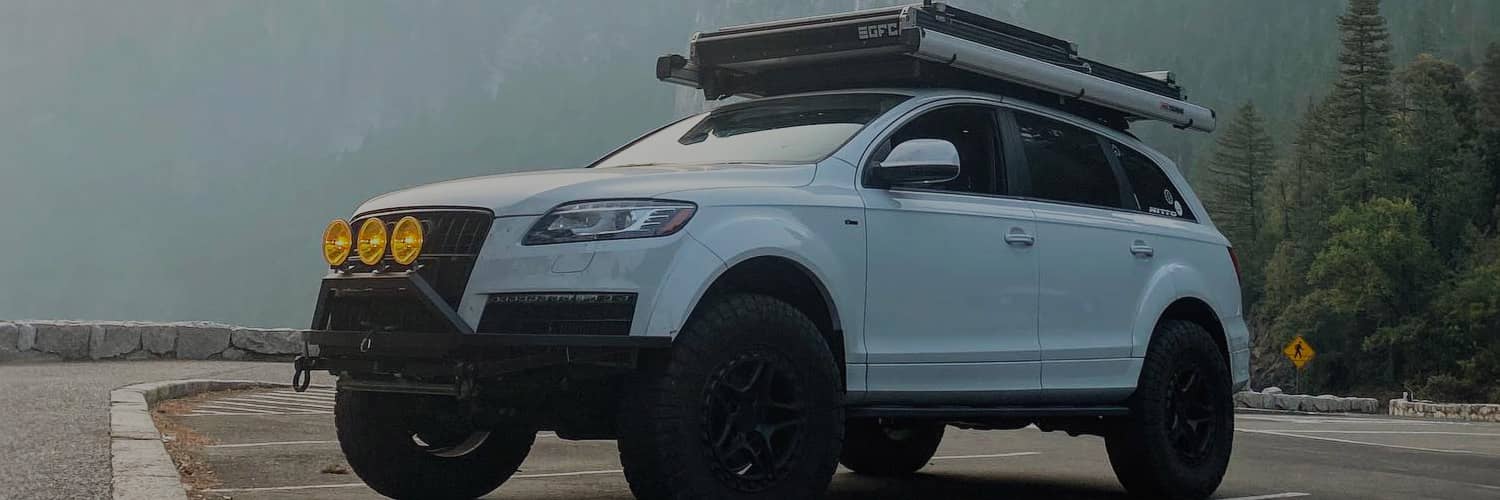 Audi off road and overland vehicles