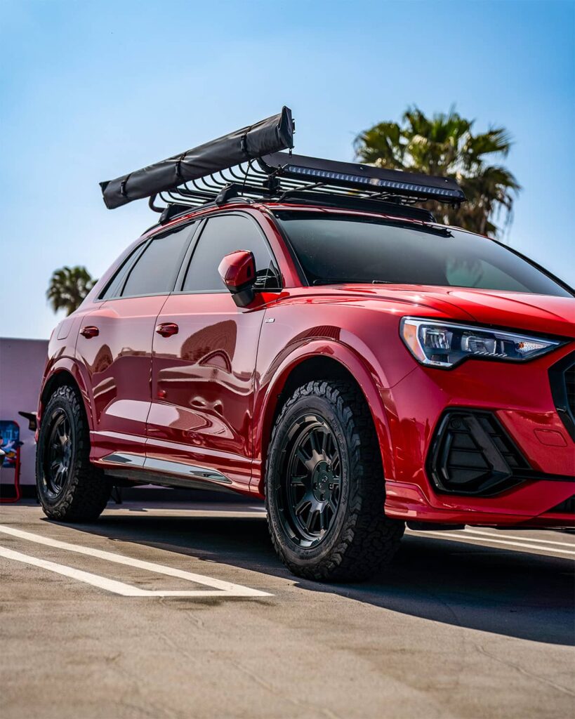 Audi Q3 Off road Overland Build on All Terrain Tires