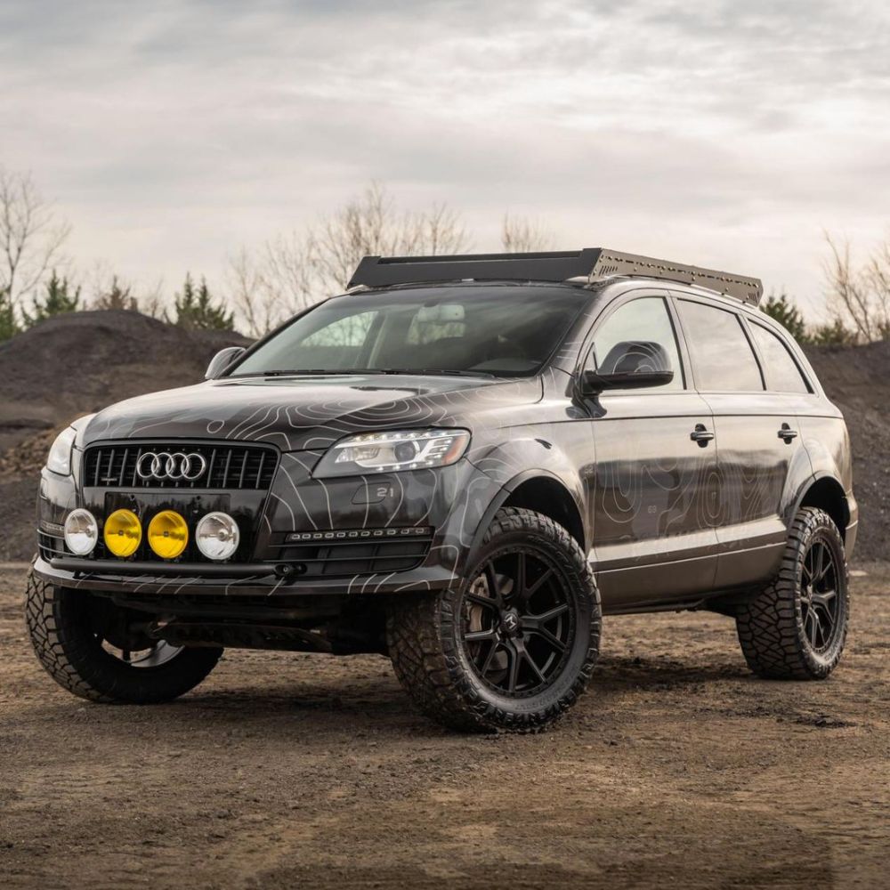 Lifted Audi Q7 Quattro with Eurowise off-road lift kit and Mantra custom wheels