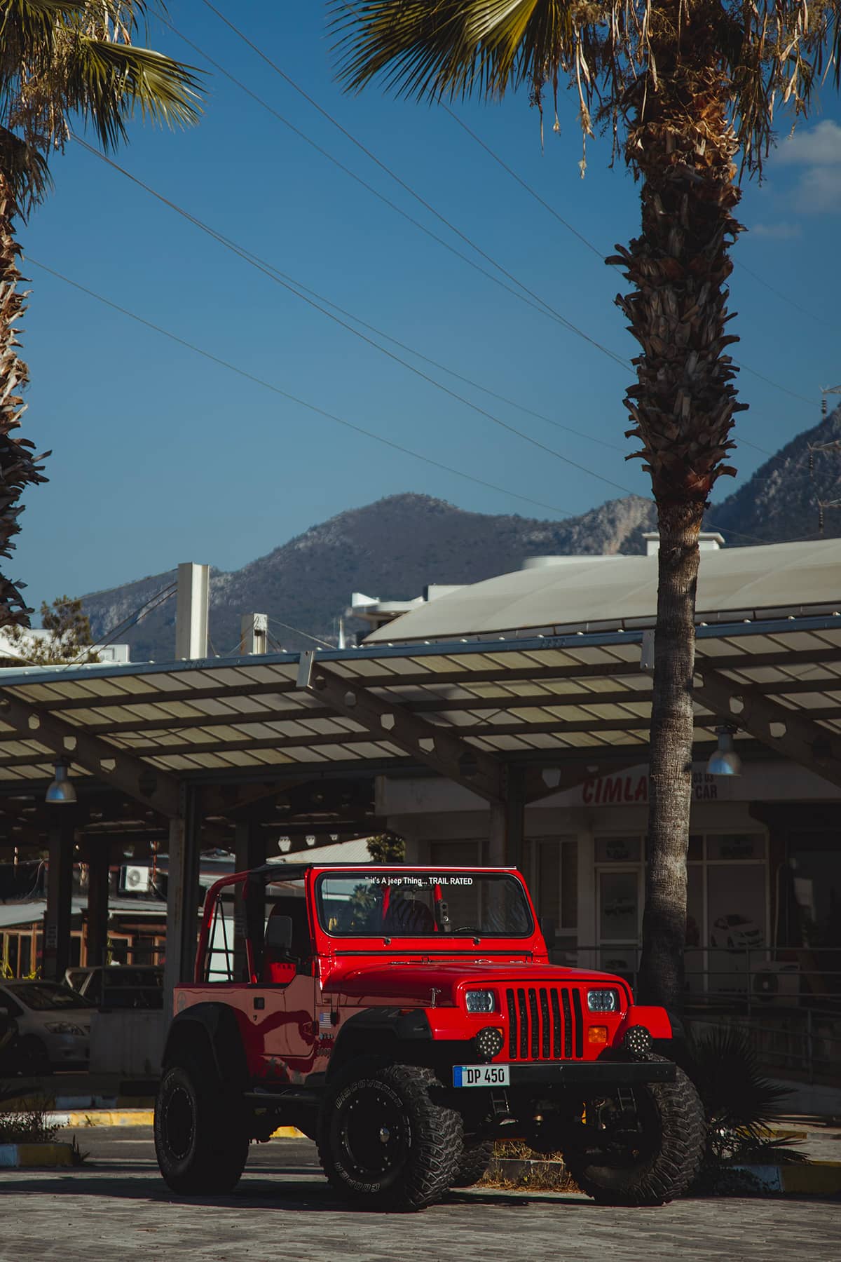 Badass Red Jeep TJ Wrangler