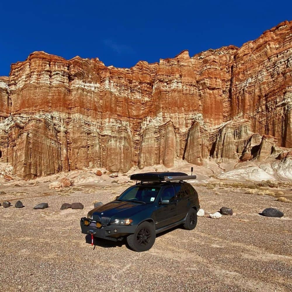 BMW X5 E 53 Offroading in the mountains