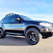 BMW X5 E70 off road build with 20" rims and mud tires