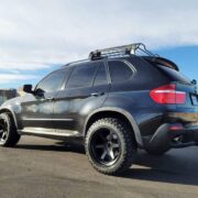 BMW X5 E70 off road build with a 3" lift and 32 inch mud tires