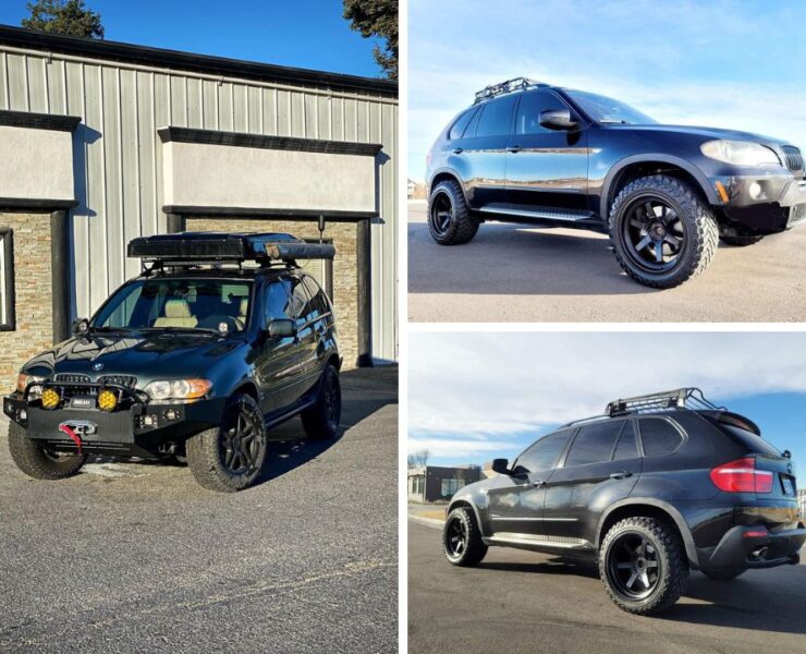 BMW X5 Off Road build: E53 and E70 with overland mods