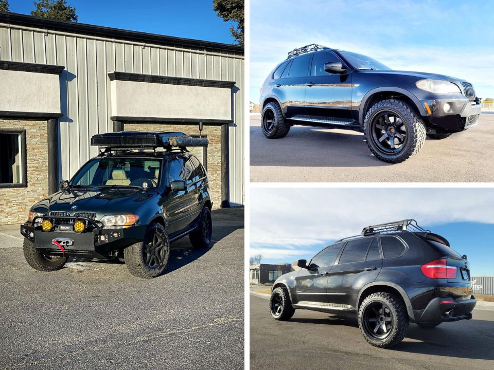 BMW X5 Off Road build: E53 and E70 with overland mods