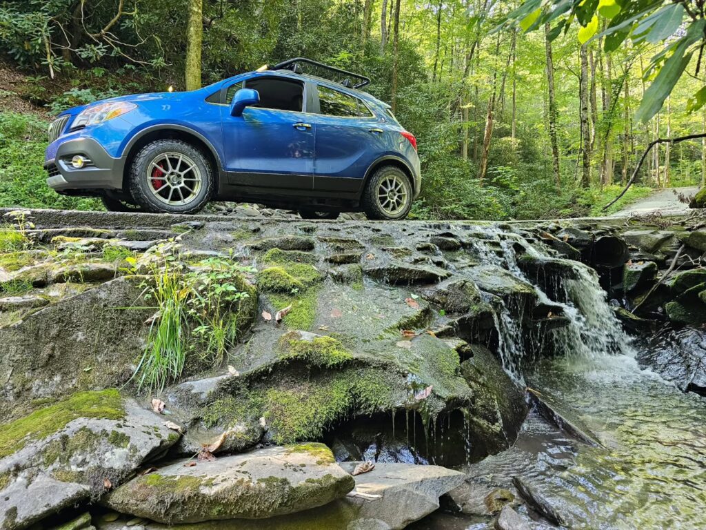 off-roading in a Buick Encore AWD Crossover